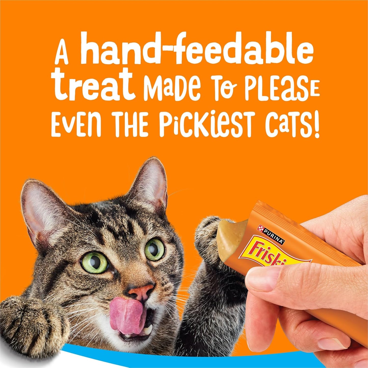 Purina Friskies Lil’ Lickables with Chicken Lickable Cat Treats - 16 Oz (Pack of 32)