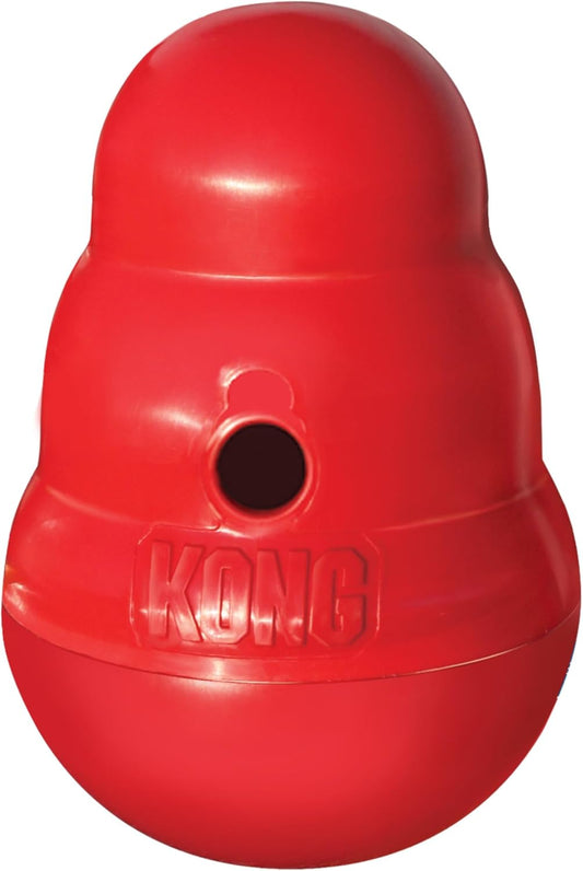 KONG Wobbler, Interactive Treat-Dispensing Dog Toy, for Medium/Large Dogs