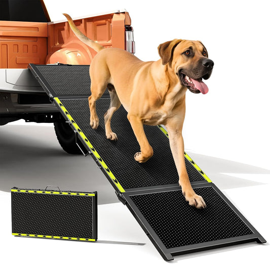 Pawaboo 74" L & 20" W Longest Dog Ramp for Car Foldable