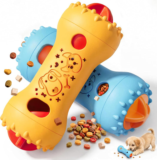 FOXMM Interactive Treat Dispensing Dog Toys, Adjustable Dog Puzzle Toy