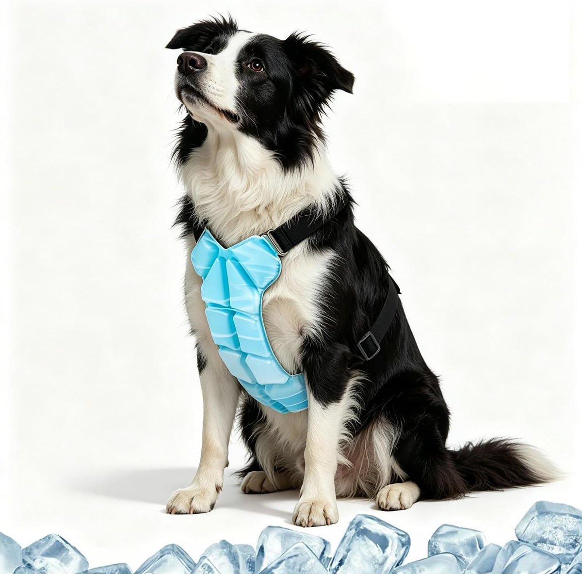 Pet Cooling Vest for Dogs, Lighter than Water Shirts, Summer Heat Anxiety Relief Cooling Apparel, Keeps Dogs Comfortable in Hot Weather