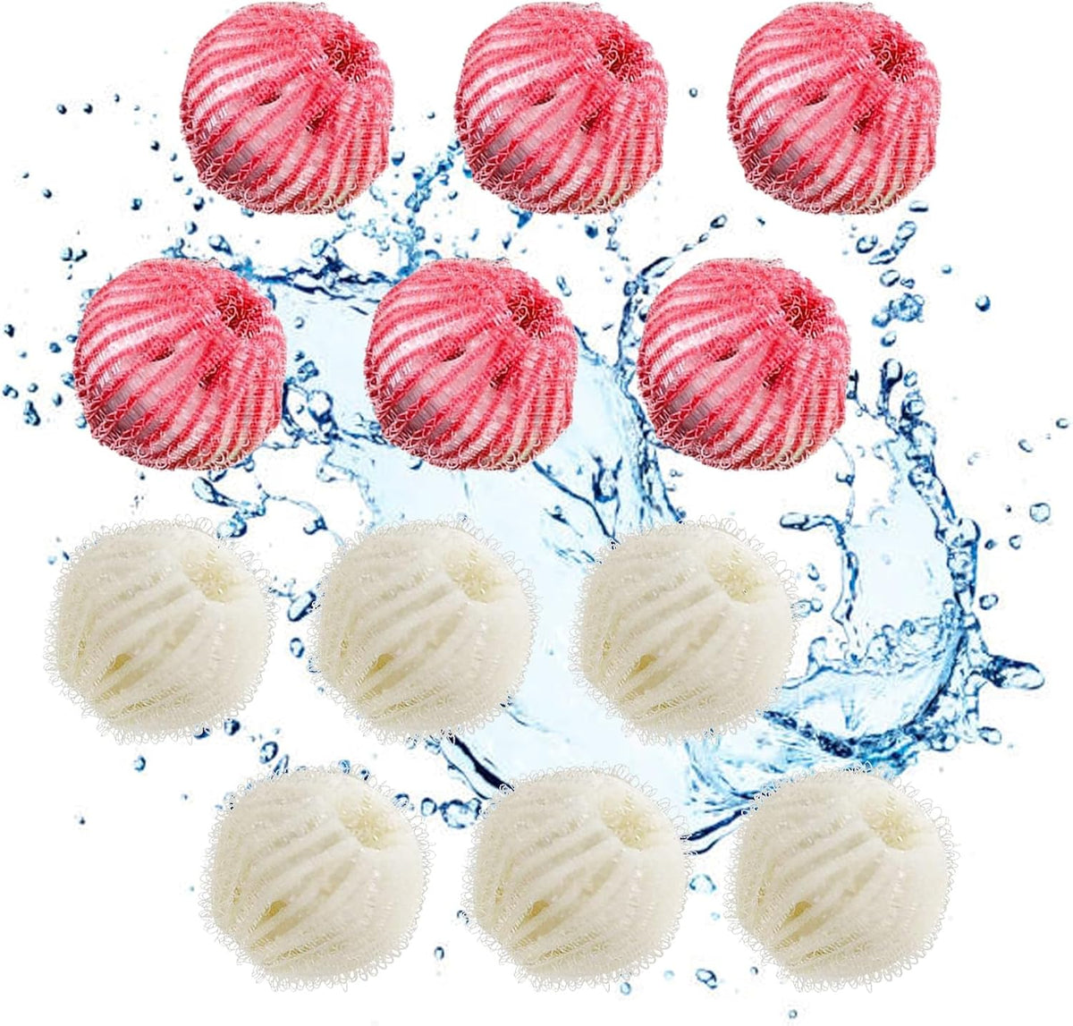 Pet Hair Remover for Laundry, 12 PCS Reusable Pet Hair Remover Balls