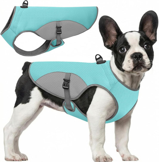 Dog Cooling Vest for Medium Dogs, Dog Cooling Jacket with Mesh and D Ring