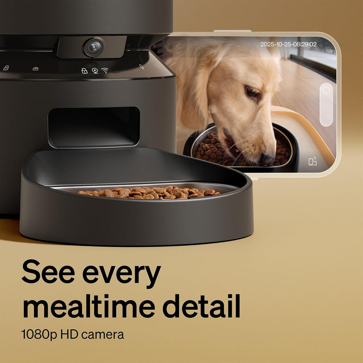PETLIBRO Automatic Cat Feeder with Camera, 1080P HD Video & Night Vision