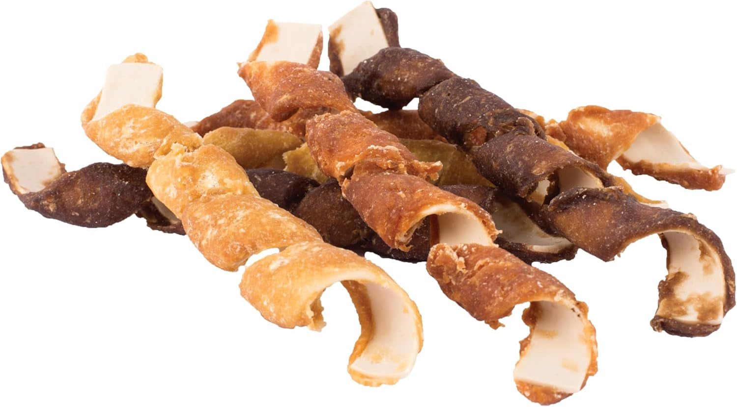 Dreambone Spirals Variety Pack Chews for Dogs, Treat Your Dog to Easy-To-Digest Rawhide-Free Chews Made with Chicken, Beef or Pork, 18 Count