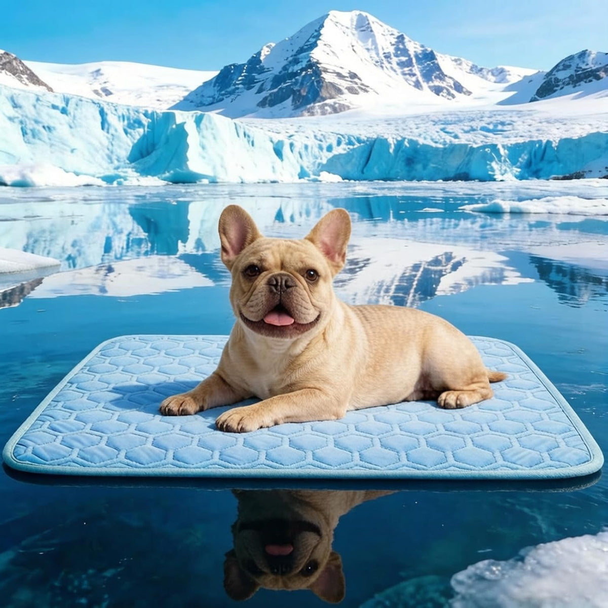 SISROL Arc-Chill Cooling Mat for Dogs & Cats, Anti-Slip Washable Cool Pad