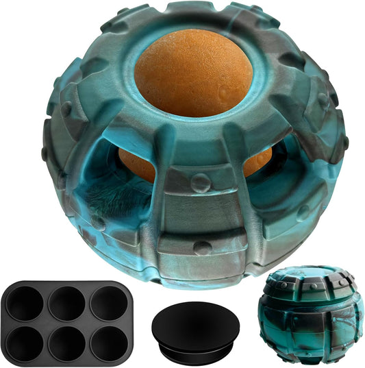 Yipetor Interactive Dog Chew Toy, Large Enrichment Frozen Treat Lick Ball
