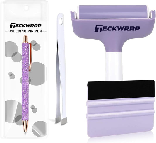 TECKWRAP Brayer Roller Set for Vinyl DIY Crafts - 4 PCS