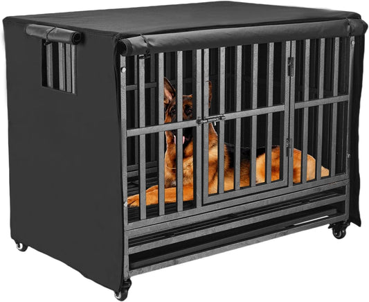 48 Inch Heavy Duty Dog Crate Covers Durable 600D Polyester ( ONLY COVER)
