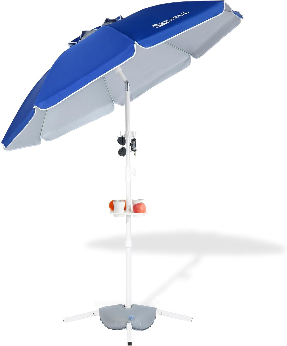 Seazul 6.5Ft Sun Shade Umbrella, Portable Umbrella with Stand for Sports