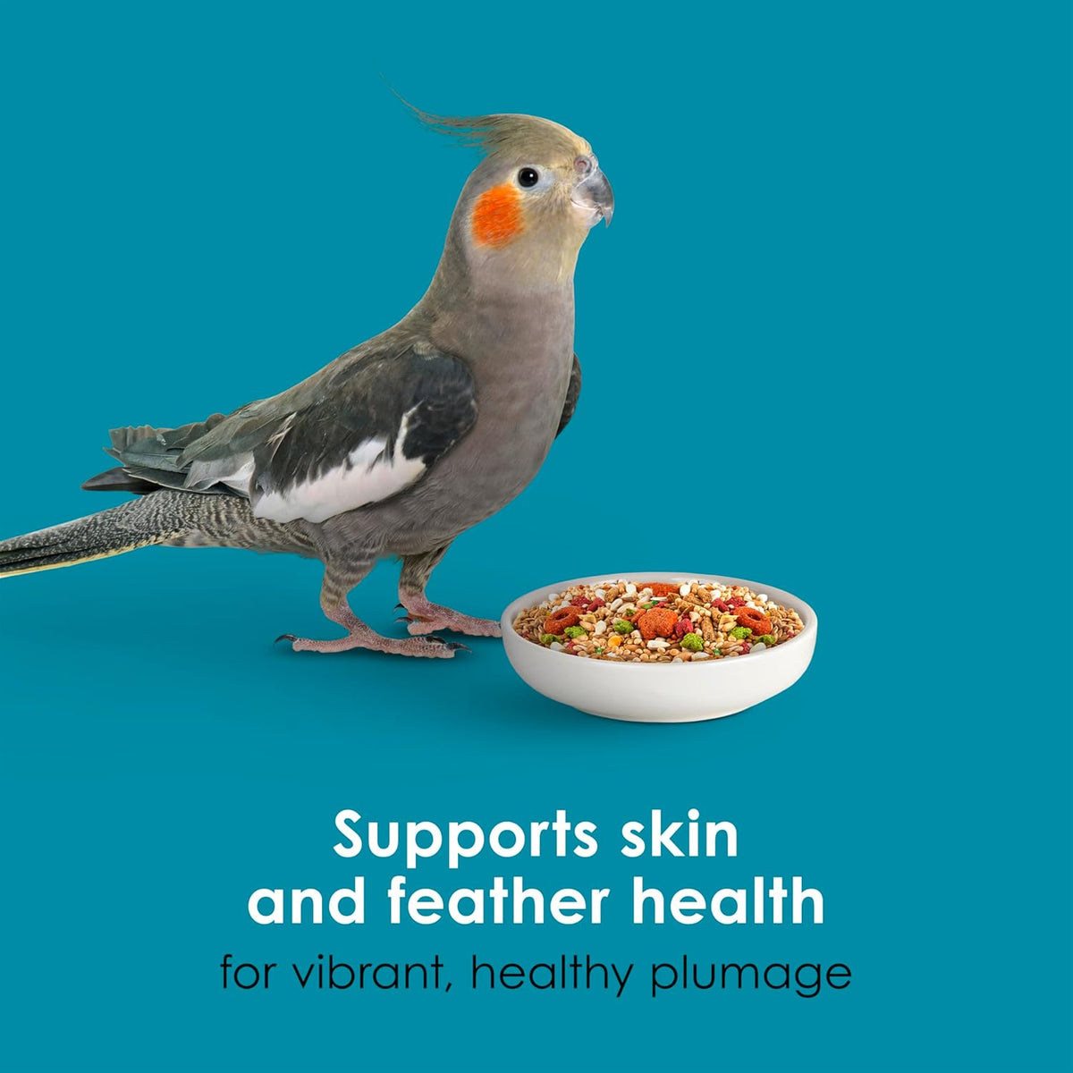 Kaytee Forti-Diet Pro Health+Safflower Nourish+Protect Cockatiel Food