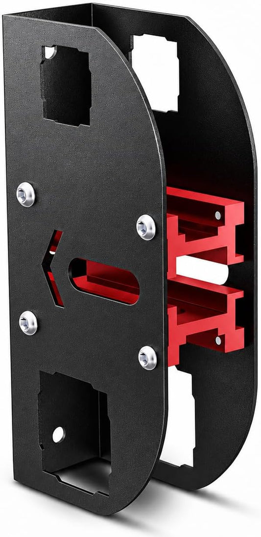 Hitch Wall Mount Bike Rack,Trailer and Garage Hitch Mount Receiver Adjustable 1.25" to 2" for Garage Organization,Heavy Duty Hitch Wall Mount Storage Rack Hold 90Lbs,Wall Mounted Hitch for Bike Rack/Cargo Carrier