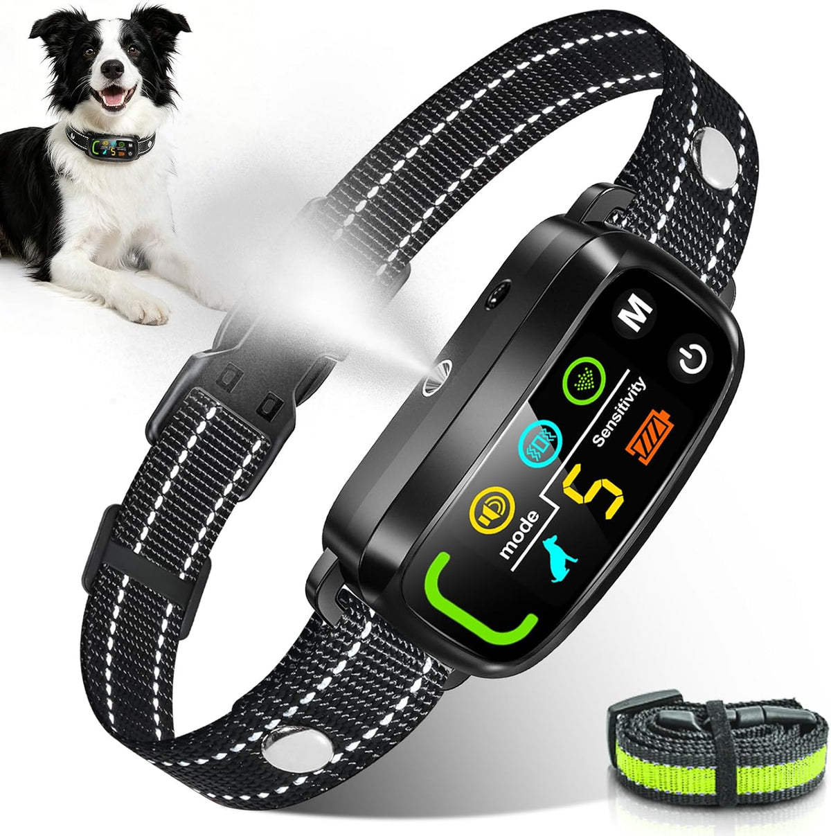 Citronella Bark Collar for Dogs, 5 Training Modes & Levels, No Spray Refill
