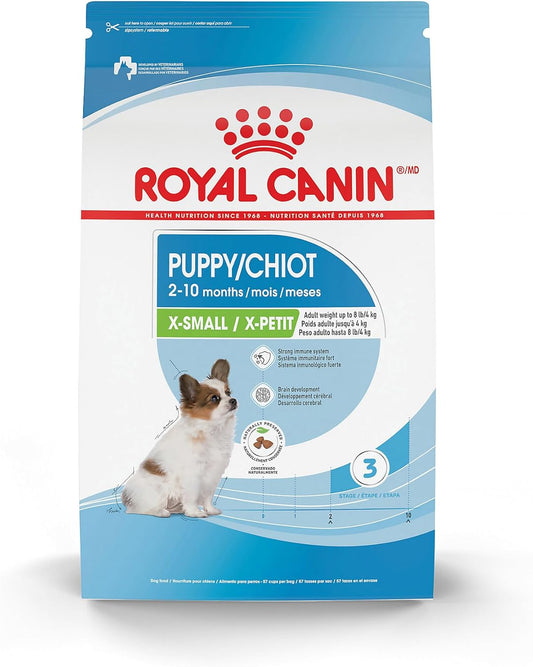 ROYAL CANIN X-Small Puppy Dry Dog Food, 3 Lb Bag