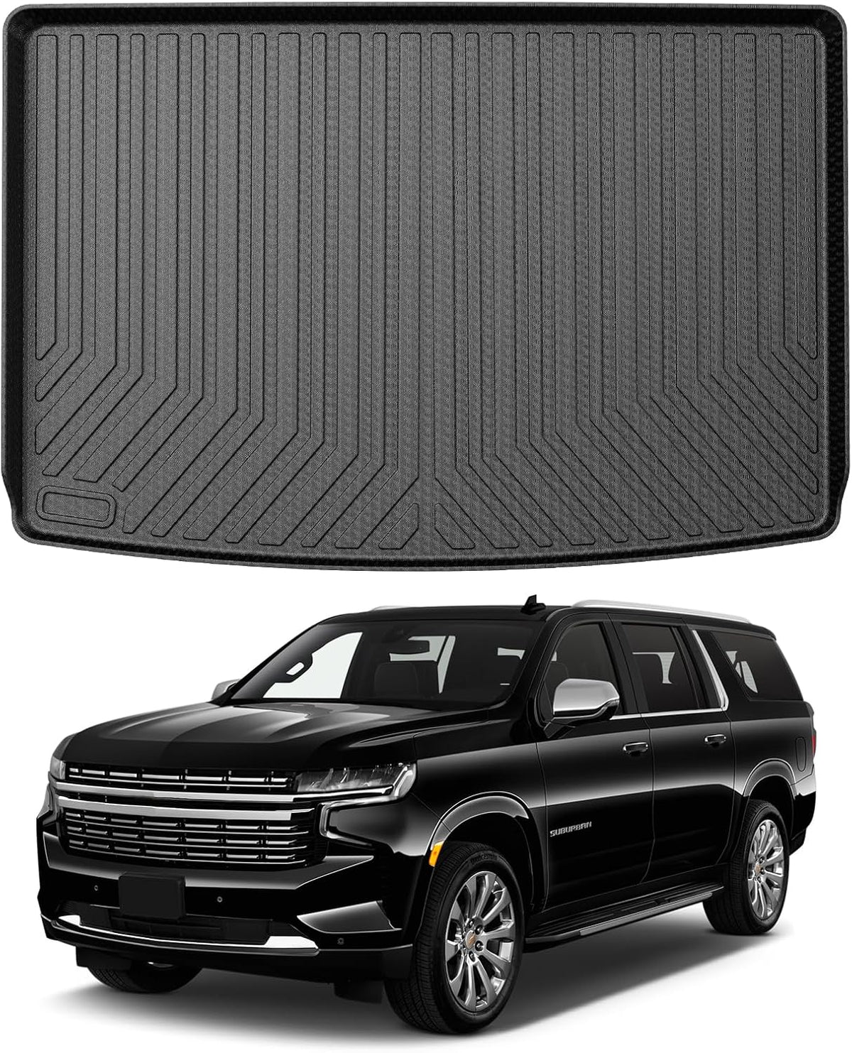 Mixsuper Cargo Liner for Chevy Suburban/Yukon XL 2021-2026 3Rd Row Seats