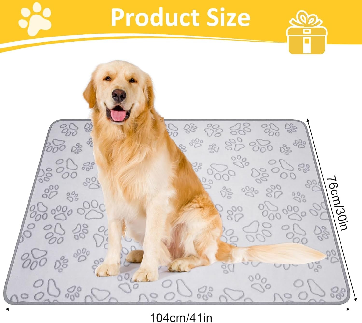 41" X 30" Dog Blankets for Medium Dogs, Cat, Premium Soft Dog Blankets for Small Dog Washable, Puppy Blanket Dogs Essentials for Puppies (Grey)