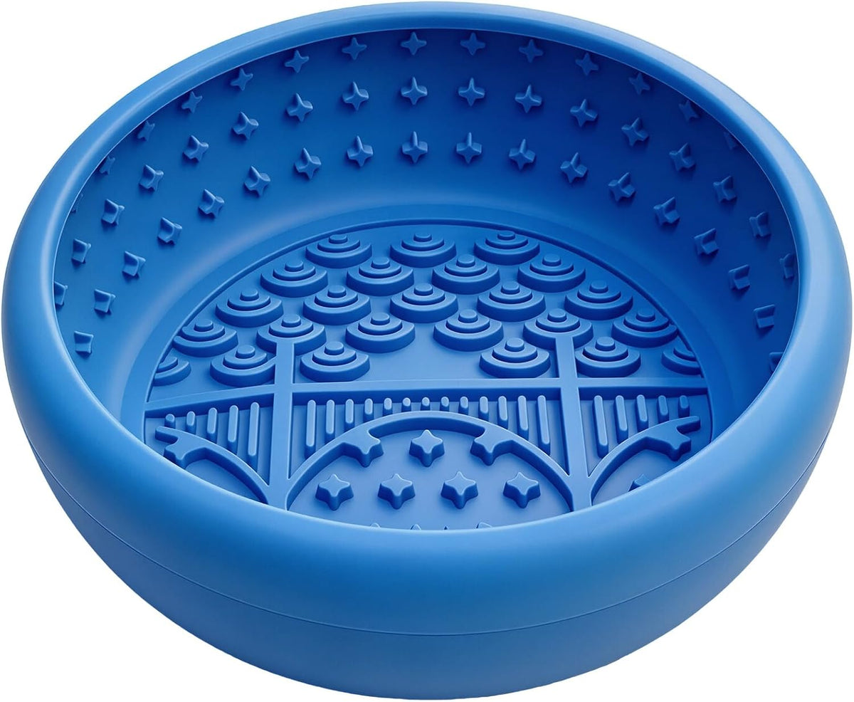 Dog Lick Bowl, Silicone Slow Feeder Lick Mat for Cat Pets Liquid Treats