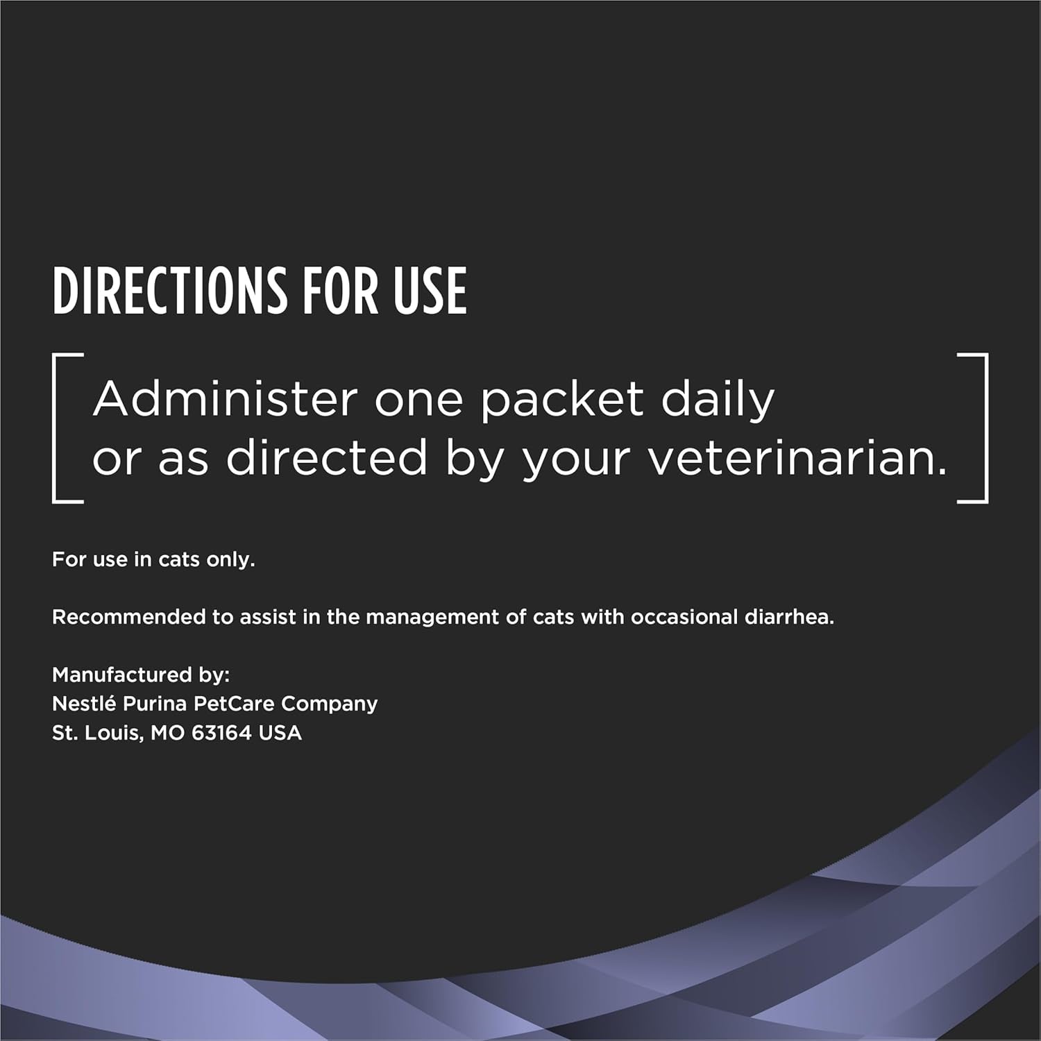 Purina Pro Plan Veterinary Supplements Fortiflora Daily Probiotics for Cats for Digestive Gut Health and Diarrhea - 30 Ct. Box