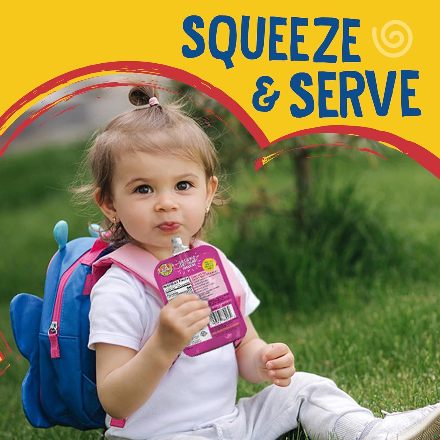 Earth'S Best Organic Yogurt Smoothie Pouches for Toddlers 24 Months+, Strawberry Banana, Fruit Yogurt, 4.2 Oz Resealable Pouch, Pack of 12