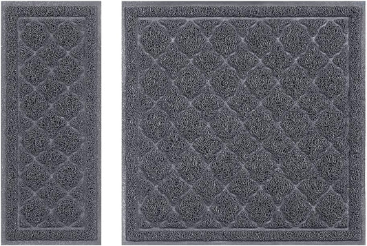 Unipaws Cat Litter Trapping Mat, Litter Box Scatter Control Pad