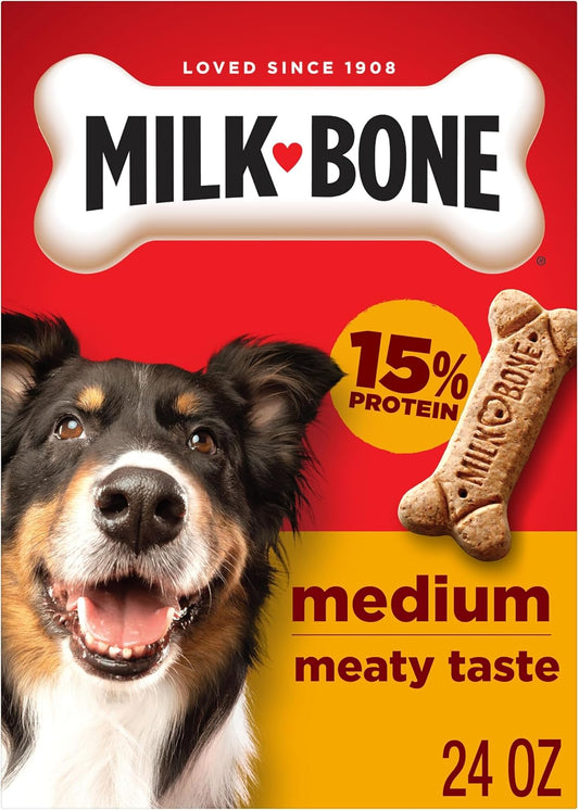 Milk-Bone Original Biscuits, Medium Dog Treats, 24 Oz. Box
