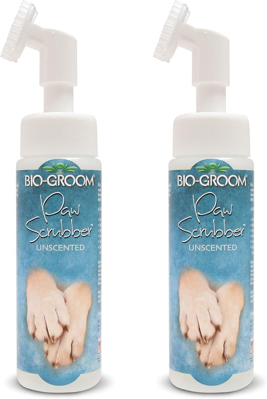 Bio-Groom Paw Wash & Scrubber Brush, Pet Paw Cleaner - 8 Fl Oz, 2 Pack