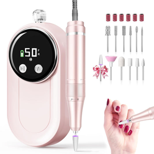 Electric Nail Drill 50000RPM, Professional Nail File Machine