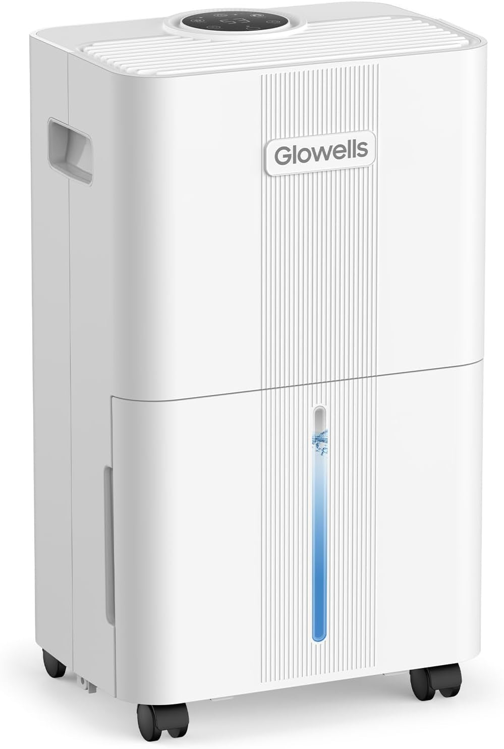 1600 Sq.Ft Dehumidifier for Basement, Glowells 21 Pints Dehumidifiers for Home, Bathroom, Bedroom Large Room, RV, Three Modes, Quiet with Smart Compressor, Dry Clothes, 24H Timer