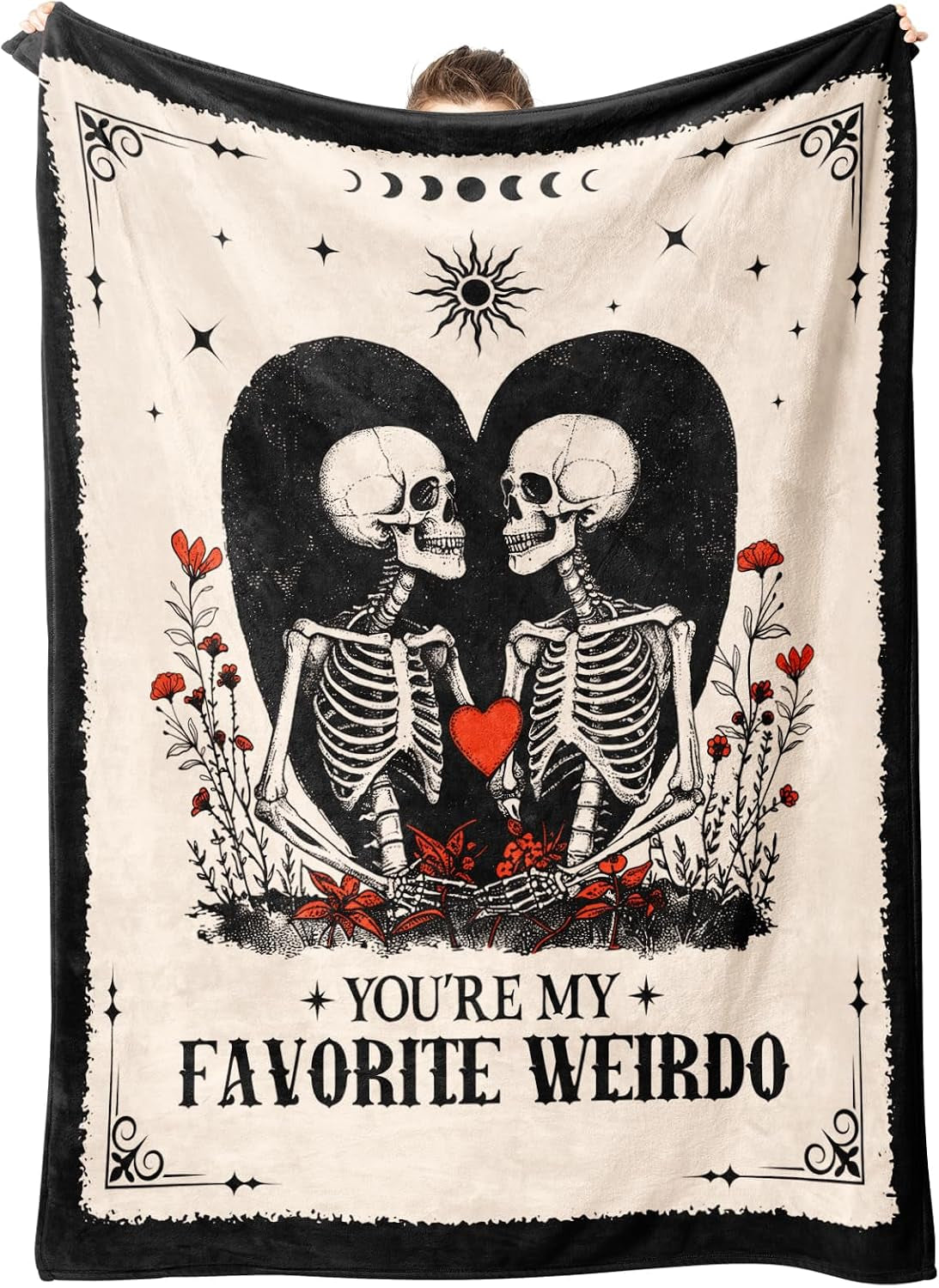 Gifts for Him Her, Anniversary Halloween Blanket for Women Men 60"X50"