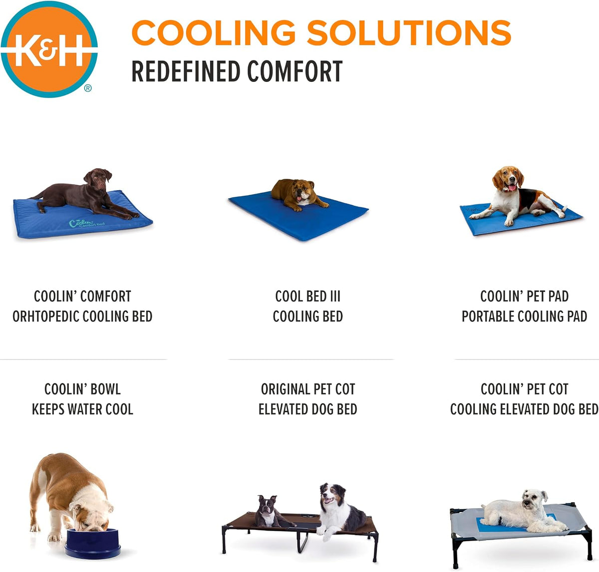 K&H Dog Cooling Mat, Coolin' Pet Pad - Medium 20X15In Chill Blue
