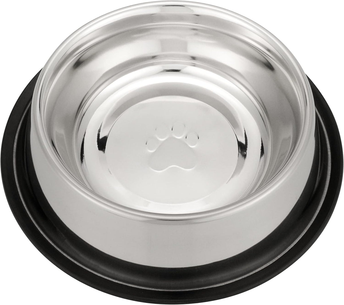 Neater Pet Brands - Stainless Steel No-Skid & Non-Tip Dog Bowl for Food or Water (64 Oz, Stainless Steel)