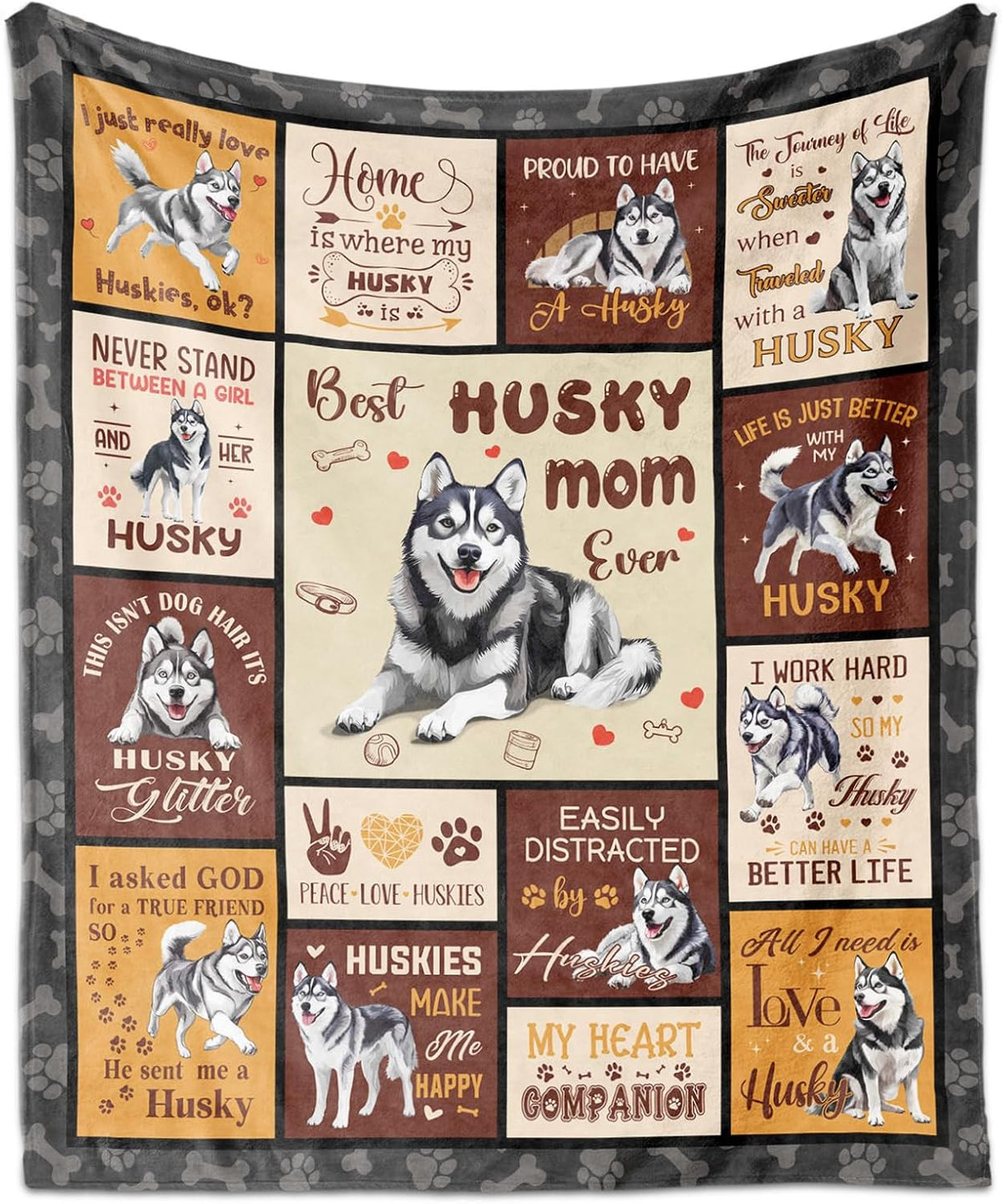 Husky Gifts for Women Blanket 60"X50"