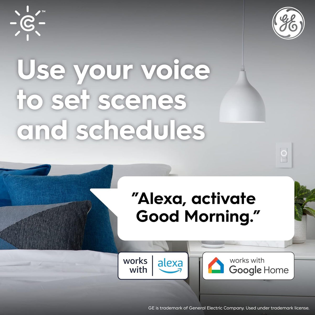 GE CYNC A19 Smart LED Light Bulbs, Bluetooth and Wifi Light