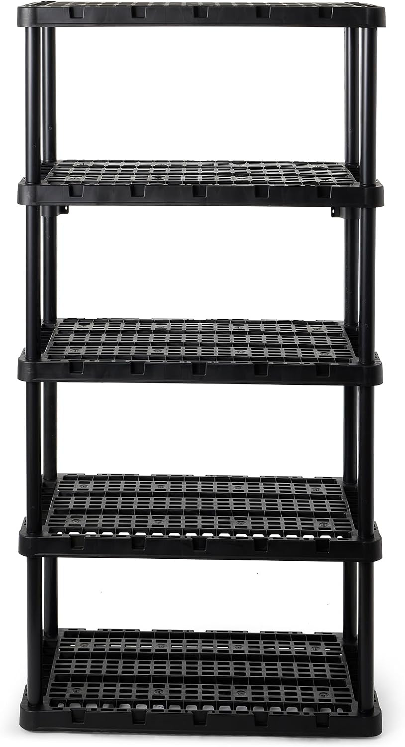 Gracious Living 5 Shelf Unit, Storage Shelves and Rack for Home