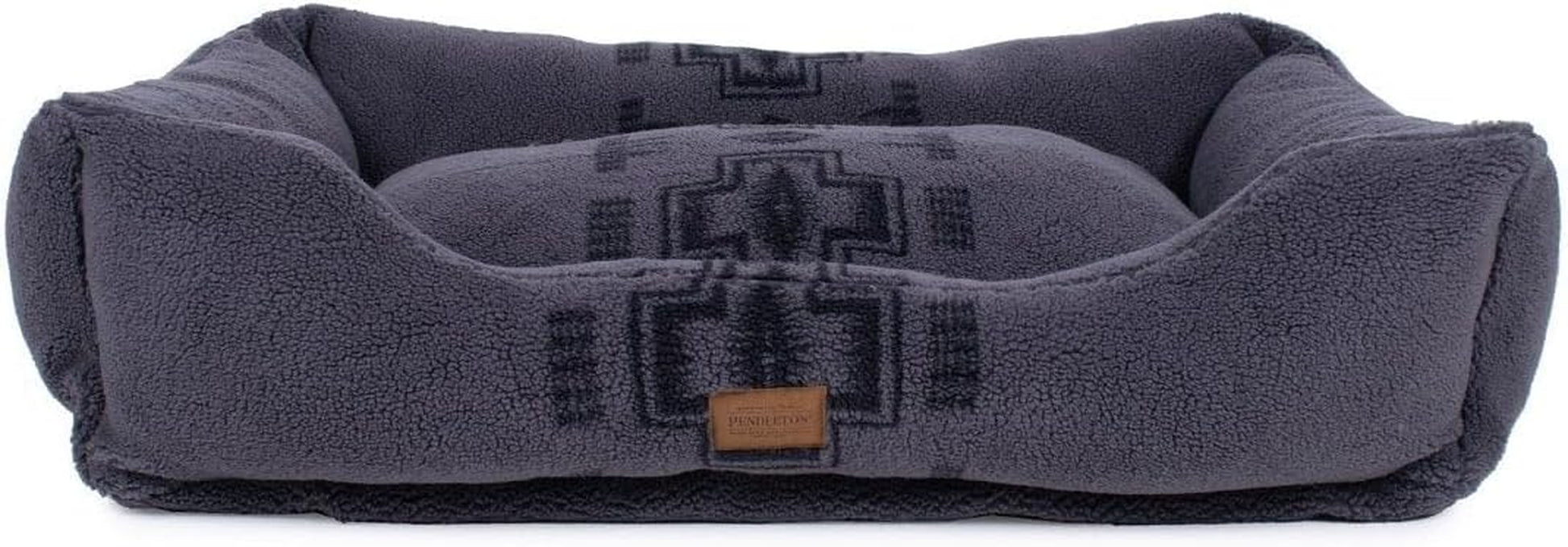 Pendleton Harding Tonal Berber Kuddler Dog Bed in Gray, M