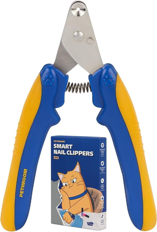 PETHROOM Cat Nail Clipper Trimmer for Indoor Cats, 2Mm Circular Cut Hole