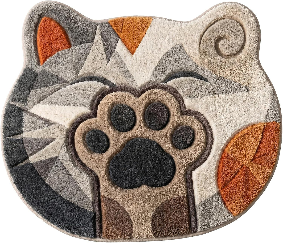 Cat Bath Mat Rug Doormat: 23X27 Absorbent Non-Slip Washable Floor Mat