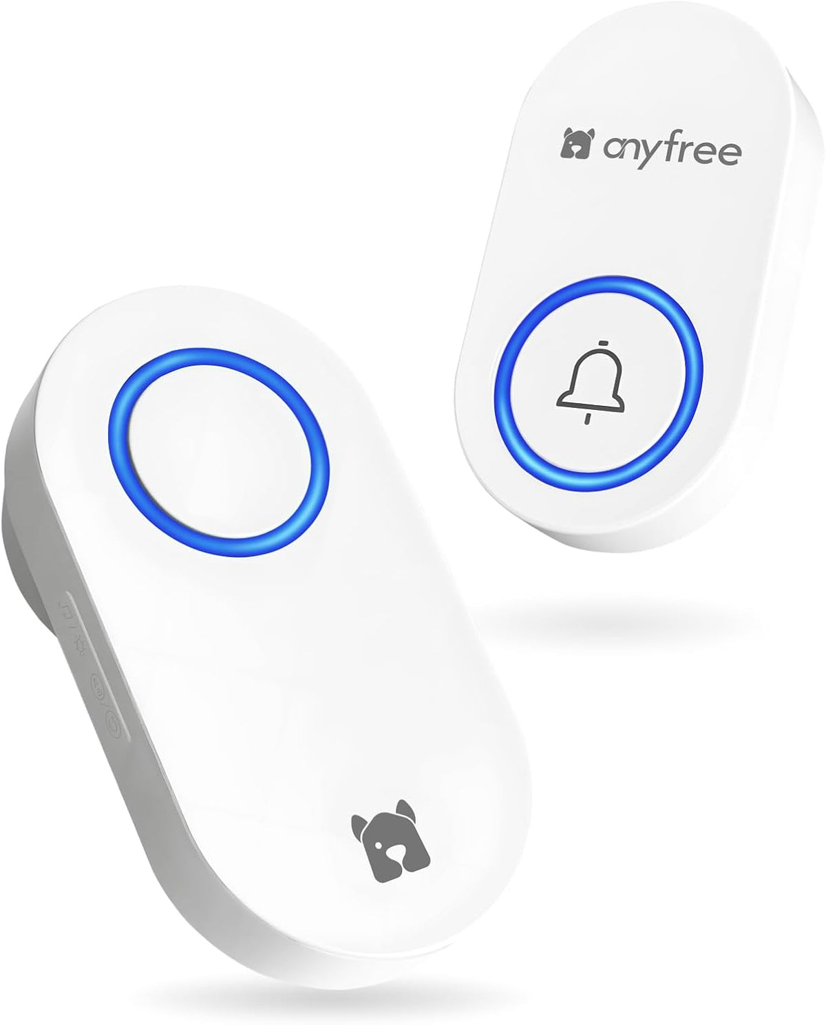 Self-Powered Wireless Doorbell No Battery Needed Basic Door Bell for Home