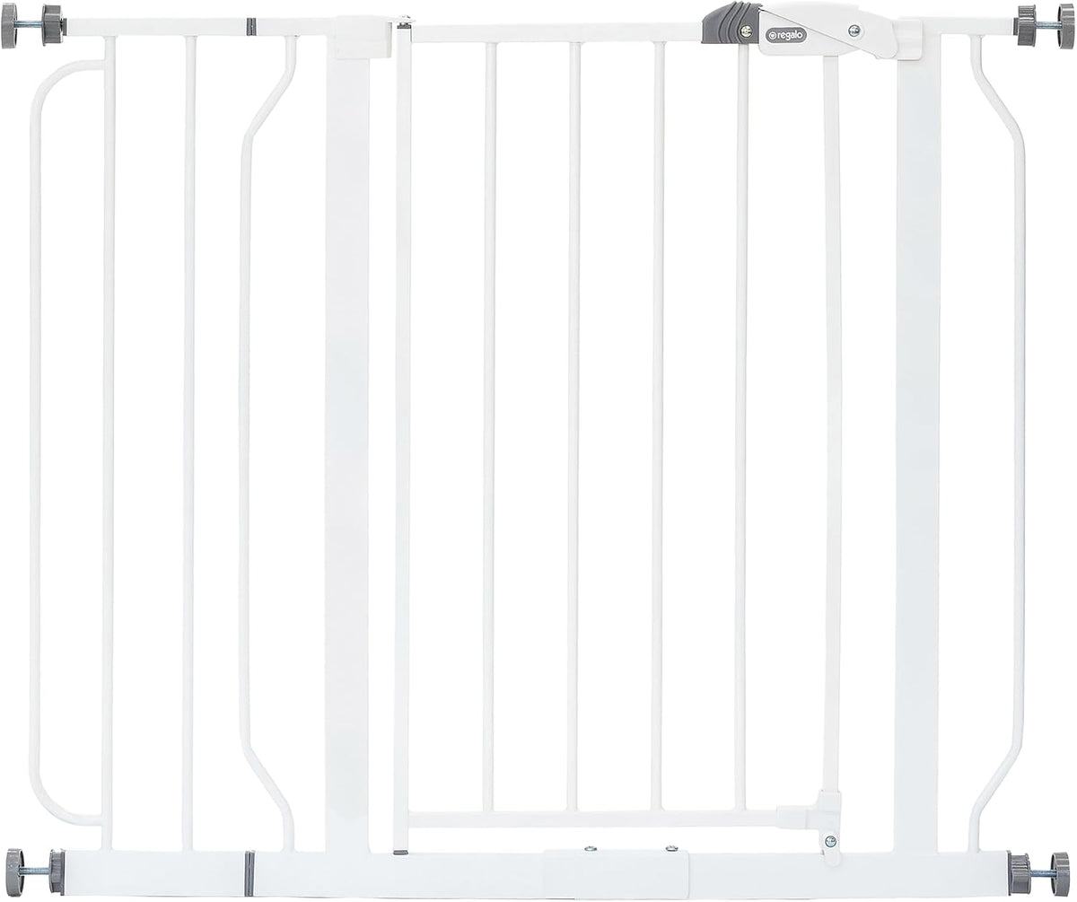 Regalo Safety 29"-38.5" Easy Step Baby Gate, Bottom of Stairs & Doorways