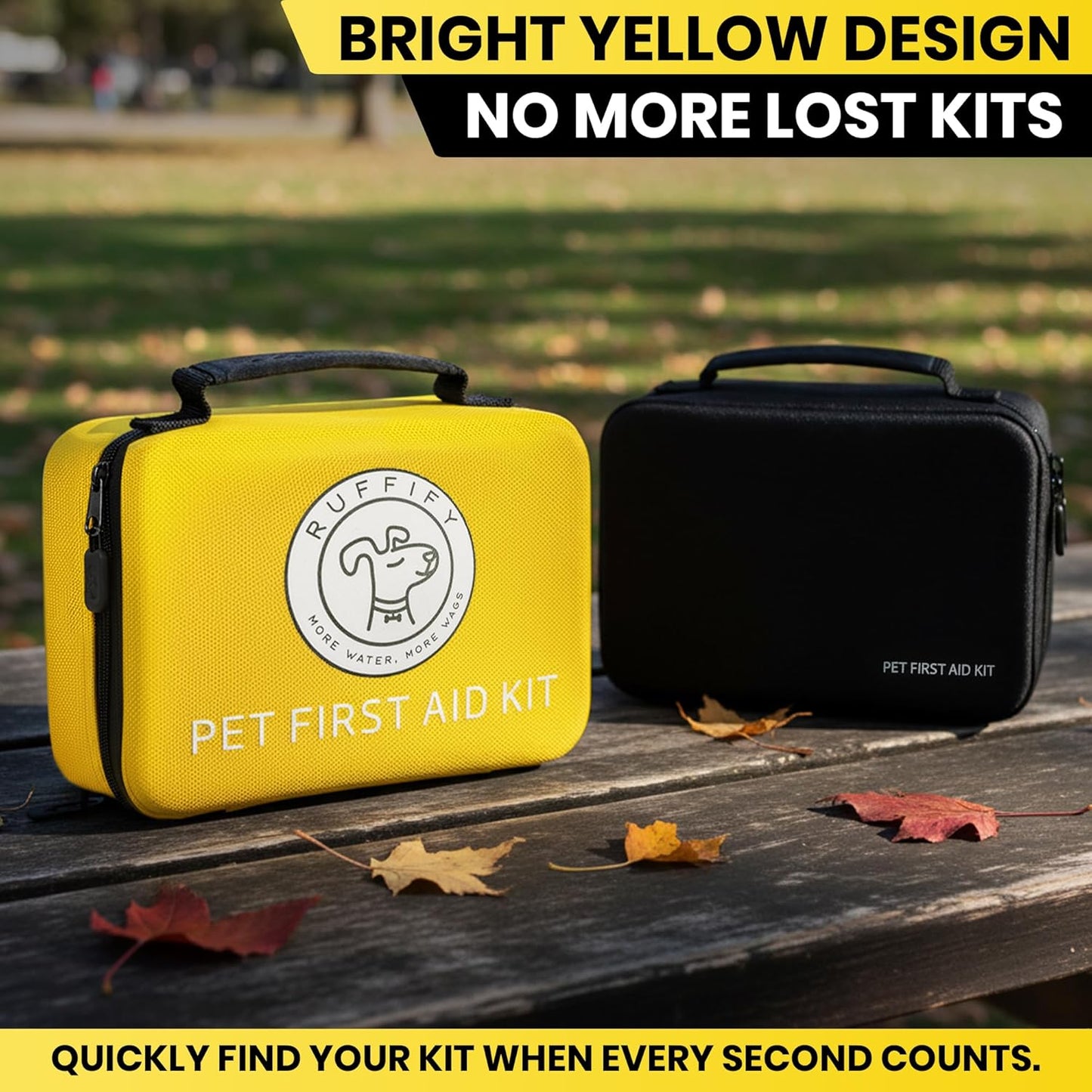Dog and Cat First Aid Kit – Vet Approved, 74 Essential Items Pet Emergency Kit Accessories for Car, Travel, Hunting, Hiking & Camping Gear with Mini Pouch for Home, Office & Outdoor Adventures