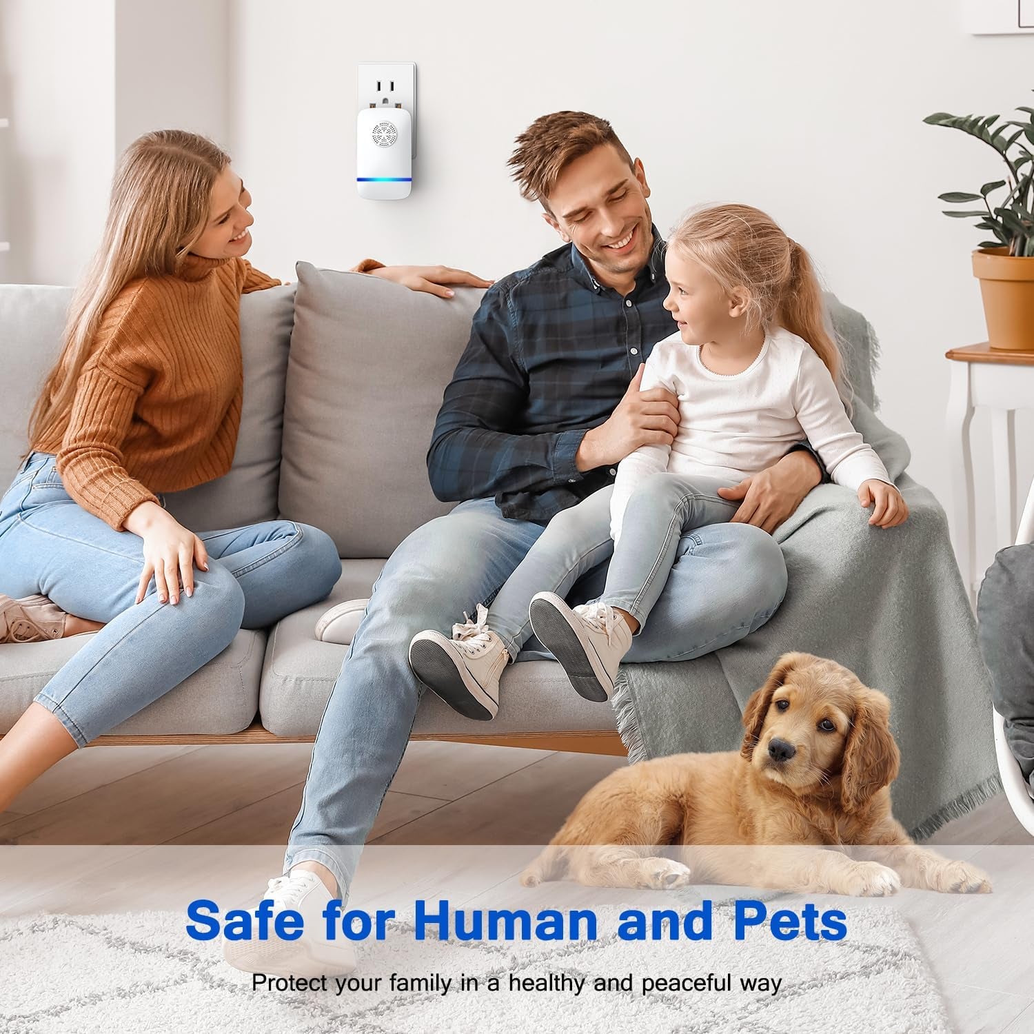 2026 Upgrade Ultrasonic Pest Repeller 6 Pack, Plug-In Indoor Pest Control for Mice, Roaches, Spiders & Other Common Household Pests, Safe for Children & Pets