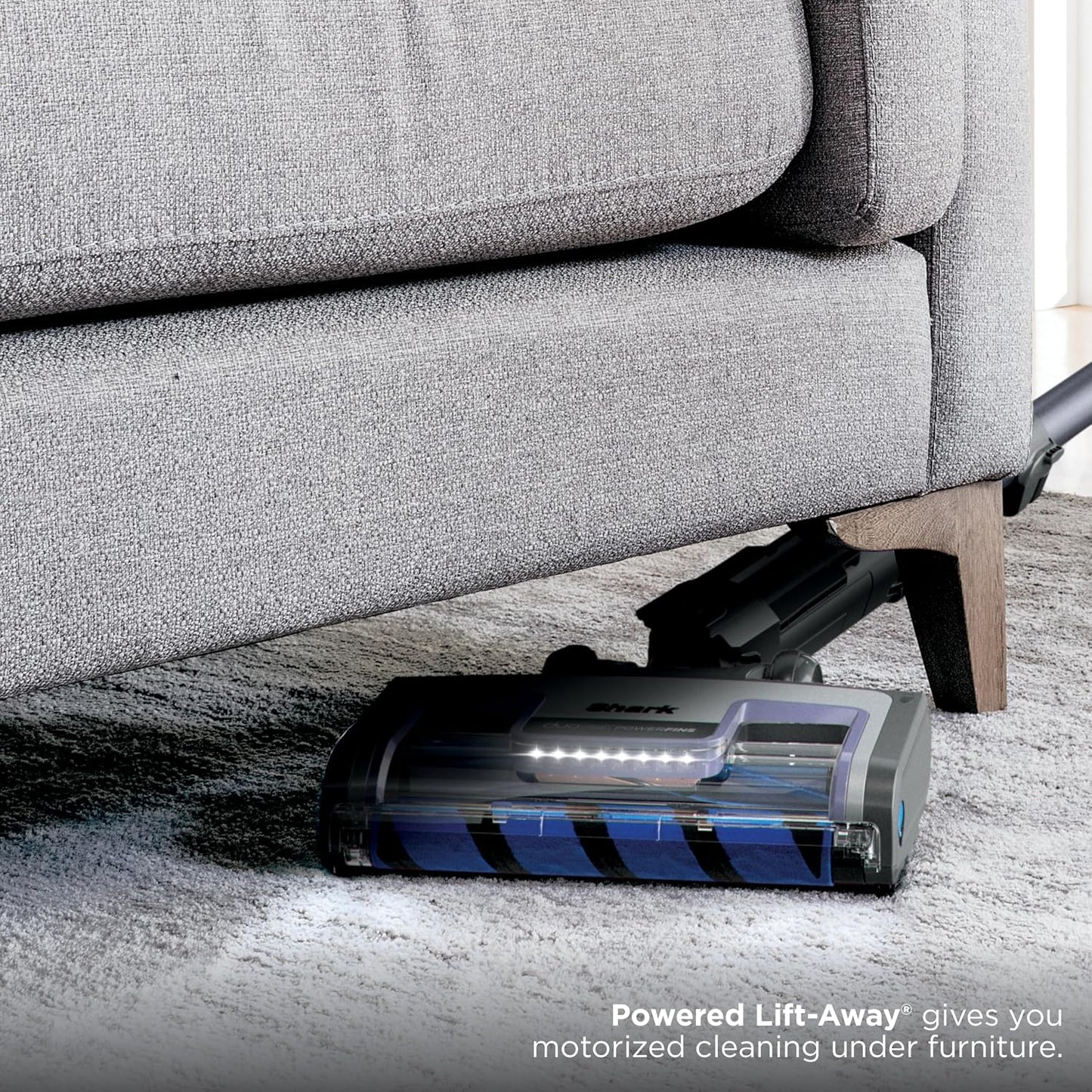 Shark Vertex Duoclean Powerfins Upright Vacuum with Powered Lift-Away & Self-Cleaning Brushroll, 1 QT Dust Cup, Dark Lilac, AZ2001AMZ