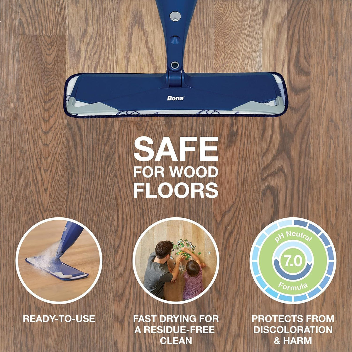 Bona Hardwood Floor Cleaner Refill - 128 Fl Oz - Unscented