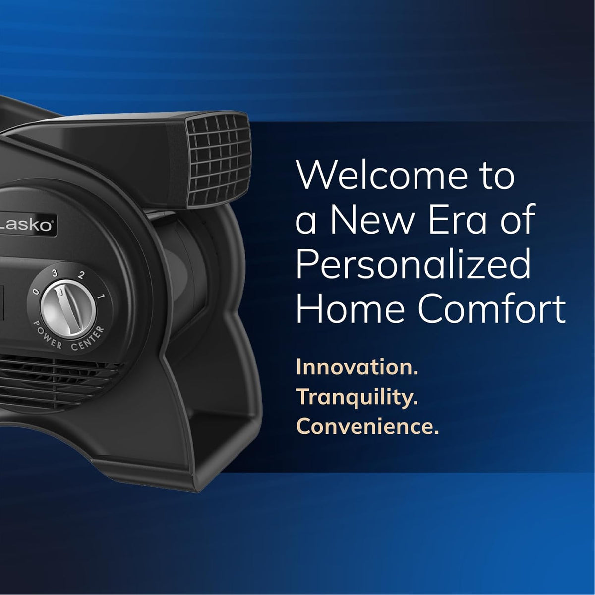 Lasko Pivoting High Velocity Portable Utility Fan - 12" - U12104 - Black