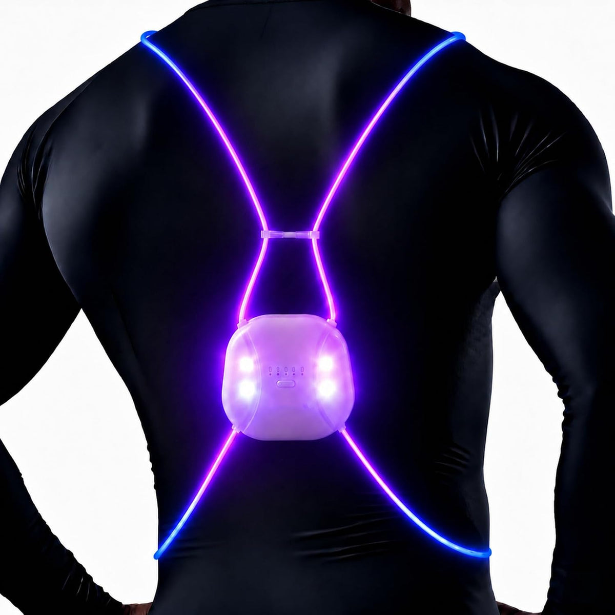 Reflective Running Vest for Men & Women, Running Lights for Runners