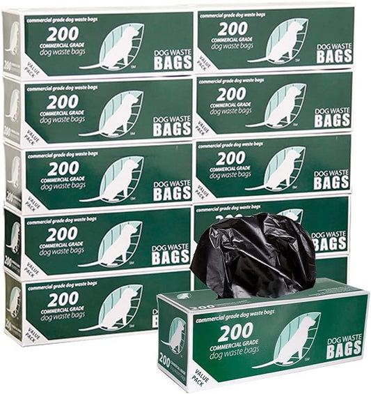 Zero Waste USA - 2,000 Commercial Dog Waste Station Refill Bags, 10 Rolls
