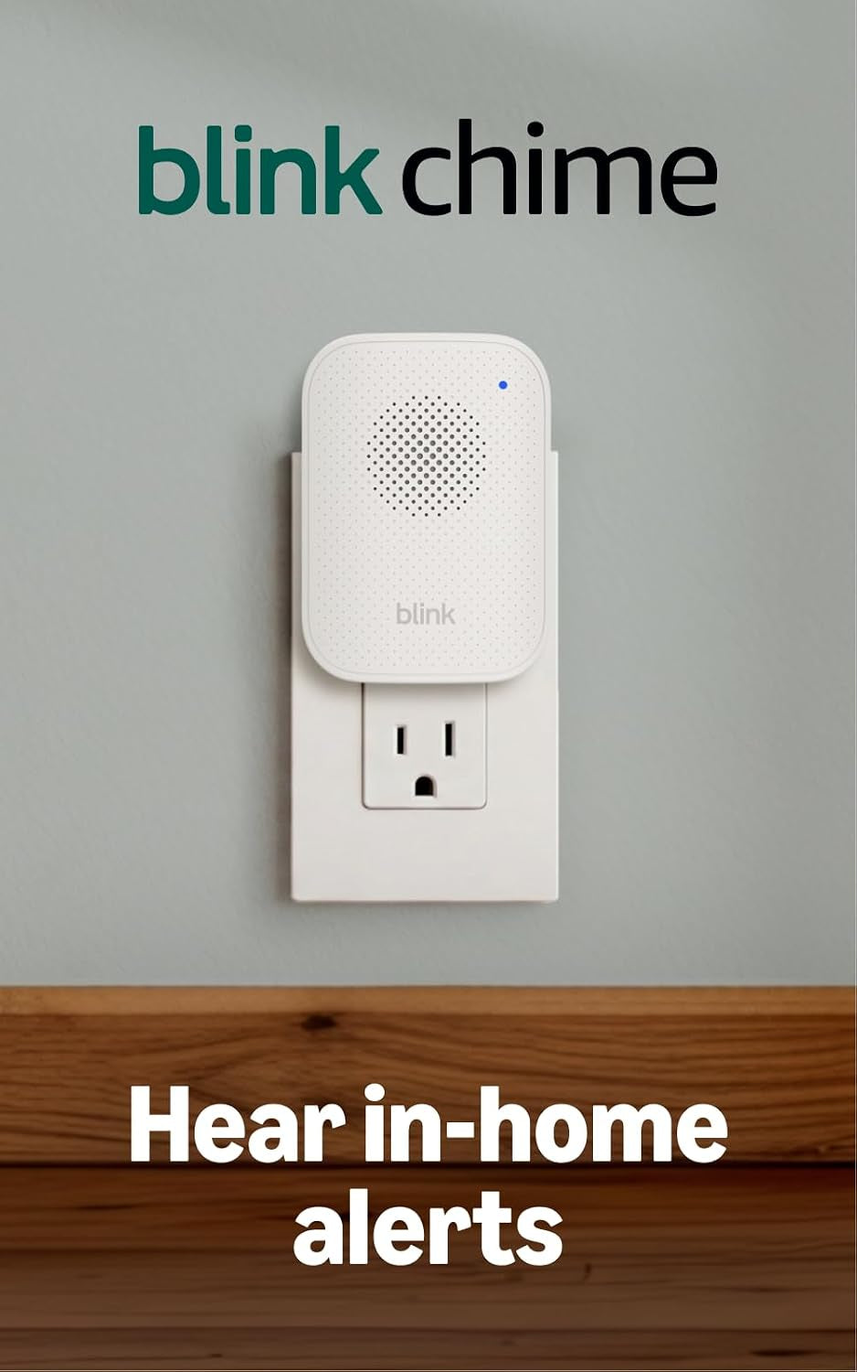 Blink Chime (Newest Model) — Real-Time, Audible Alerts You Can Hear Anywhere in Your Home, Easy Plug-In Installation, Works with All Blink Doorbells