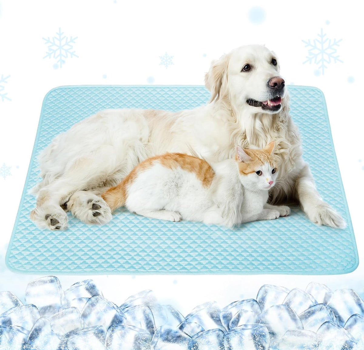 Self-Cooling Dog Mat Breathable Pet Cooling Pad