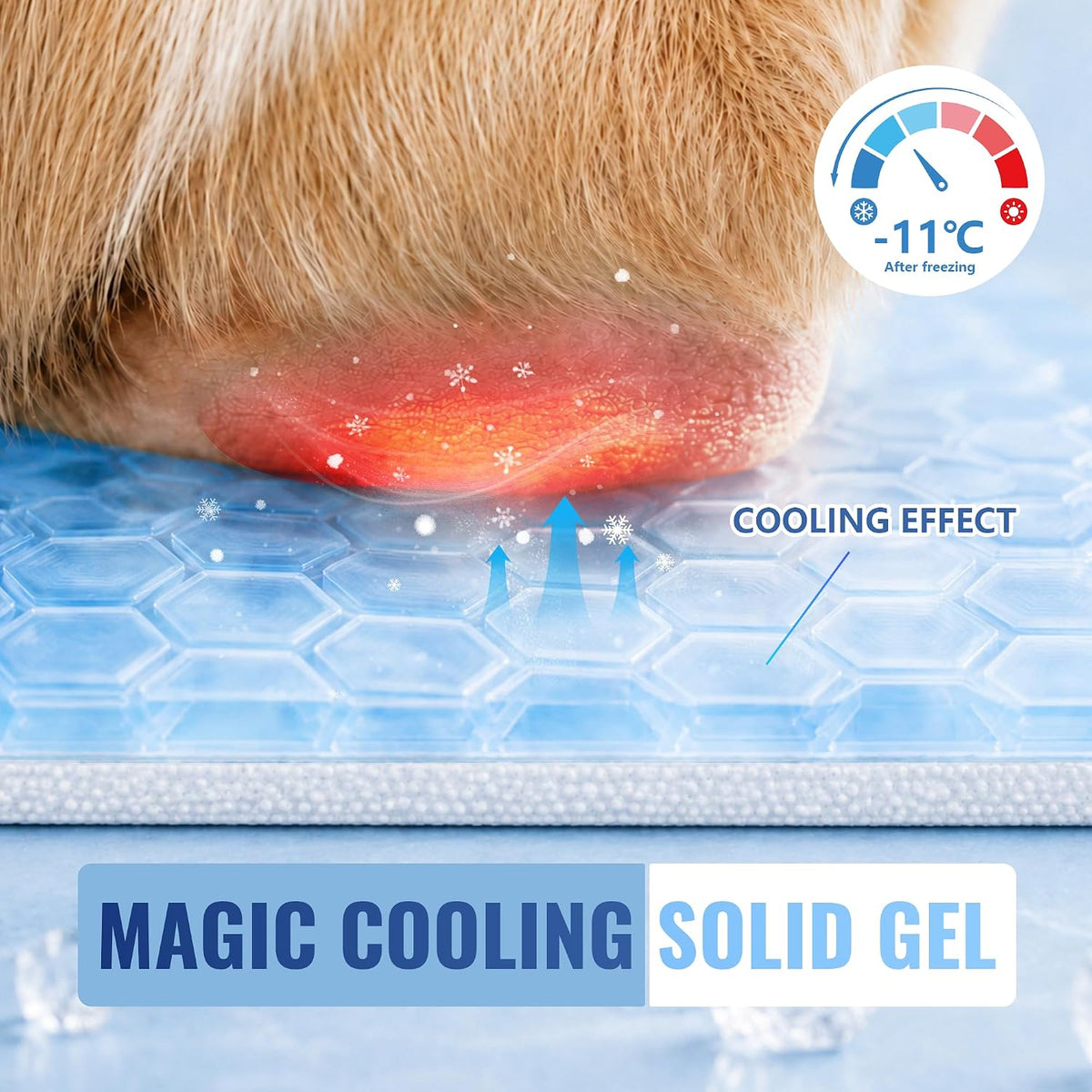Cooling Mat for Dogs, Gel Dog Instant Cooling Mat Pet Pad for Cats