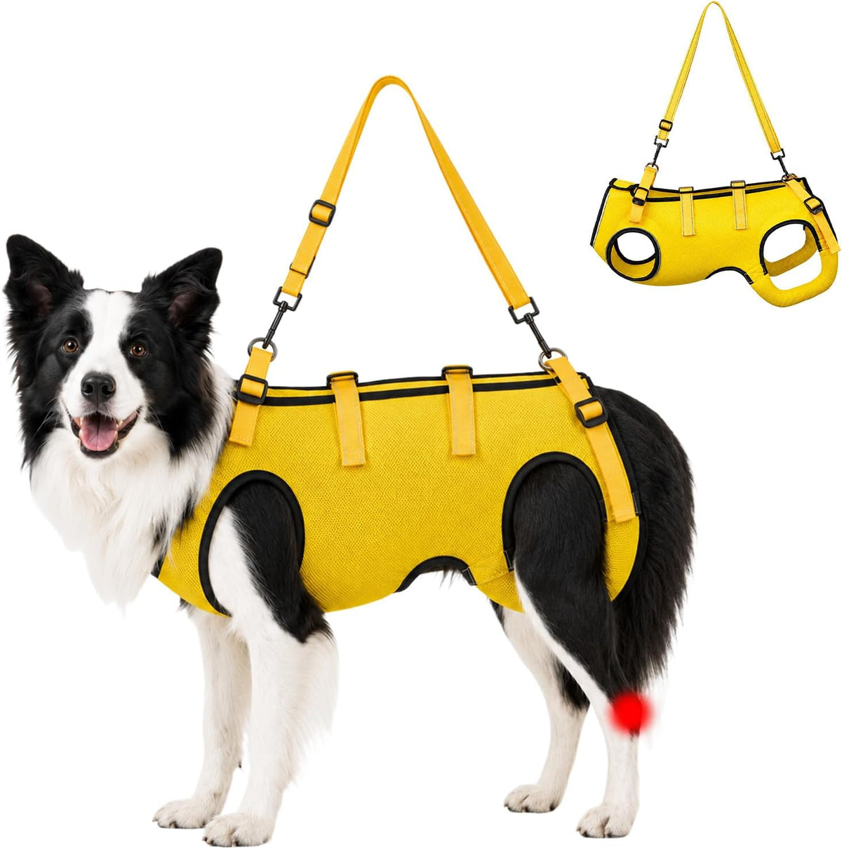 Dog Lift Harness for Senior Dogs, Full Body Support, Yellow L